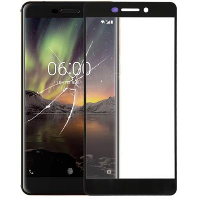 De Lens van het buitenste glas van de voorste scherm voor Nokia 6.1(Black)