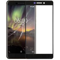 De Lens van het buitenste glas van de voorste scherm voor Nokia 6.1(Black)