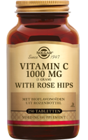 Solgar Vitamine C with Rose Hips (Rozenbottel) 1000 mg Tabletten