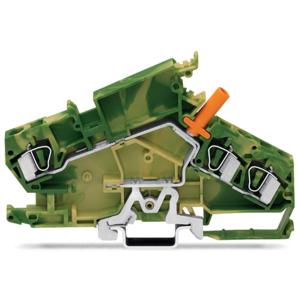 WAGO 282-868 Aardingsklem 8 mm Spanveer Toewijzing: Terre Groen, Geel 20 stuk(s)