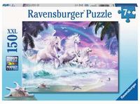 Ravensburger puzzel Eenhoorns aan strand - thumbnail