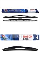 Bosch Ruitenwissers voorzijdedeelset voorzijde + achter 480H309 Bosch Ruitenwissers voorzijdedeelset voorzijde + achter 480H309