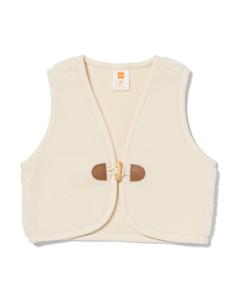 HEMA Babygilet Teddy Ecru (ecru)