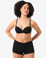 HEMA Dames Bikinishort Met Omslag Zwart (zwart)