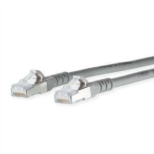 METZ CONNECT Patchkabel Cat.6A AWG 26, grijs, 3 m