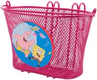 BIKE FASHION kinder fietsmand, voorop kids basket sponge bob metal