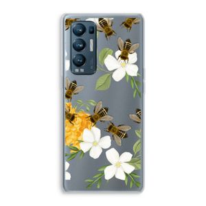 No flowers without bees: Oppo Find X3 Neo Transparant Hoesje