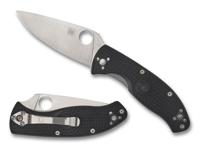 Spyderco Tenacious Lightweight 8Cr13Mov Pe Zakmes Zwart/Zilver Spyderco Tenacious Lightweight 8Cr13Mov Pe Zakmes Zwart/Zilver