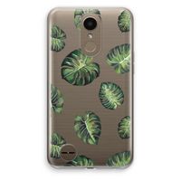 Tropische bladeren: LG K10 (2017) Transparant Hoesje