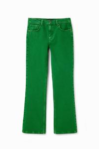 Effen Flared Jeans - GREEN - 36