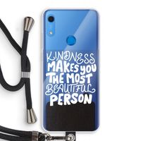 The prettiest: Huawei Y6s Transparant Hoesje met koord