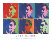 Kunstdruk Andy Warhol - A Set of Six Self-Portraits 86x66cm