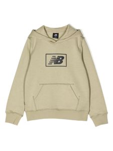 New Balance Kids hoodie à logo imprimé - Vert