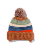 HEMA Baby Muts Met Pompon Multi (multi) - thumbnail