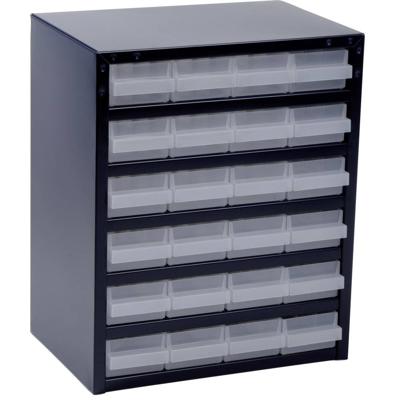 raaco 250/24-1 Magazijnkast voor kleine onderdelen (l x b x h) 255 x 357 x 435 mm Aantal vakken: 24 Inhoud 1 stuk(s)