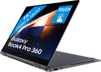 Samsung Galaxy Book4 Pro 360 Laptop 40,6 cm (16") Touchscreen WQXGA+ Intel Core Ultra 7 155H 16 GB LPDDR5x-SDRAM 1 TB SSD Wi-Fi 6E (802.11ax) Windows 11 Home Grijs - thumbnail