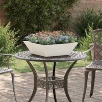 Plastic Plantenbak 5 pcs Wit 50 x 50 x 15 cm Staal