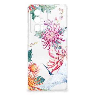 Xiaomi Poco F5 Pro | TPU Hoesje | Bird Flowers