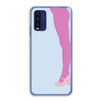 Pink panty: Xiaomi Redmi 9T Transparant Hoesje
