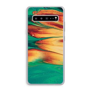 Green Inferno: Samsung Galaxy S10 5G Transparant Hoesje