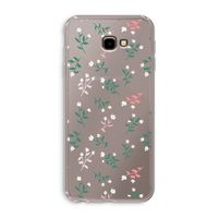 Small white flowers: Samsung Galaxy J4 Plus Transparant Hoesje