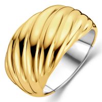 TI SENTO-Milano 12238SY Ring zilver goudkleurig Maat 48