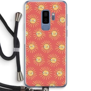 Zon: Samsung Galaxy S9 Plus Transparant Hoesje met koord