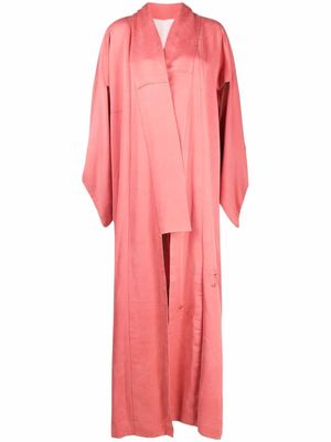 A.N.G.E.L.O. Vintage Cult caftan à fleurs brodées (années 1970) - Rose