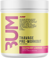 RAW CBUM Thavage Pre-workout Raspberry Lemonade (20 servings) RAW CBUM Thavage Pre-workout Raspberry Lemonade (20 servings)
