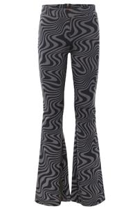 LOOXS 10sixteen Meisjes flair broek - Zwart swirl