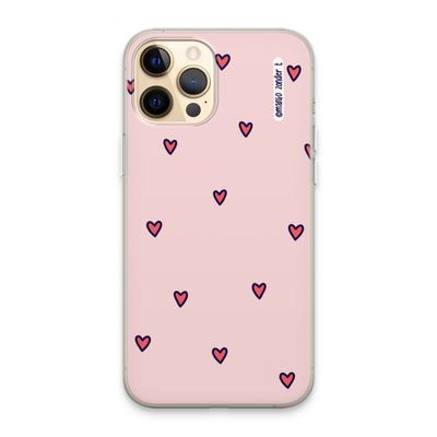 Hartjes: iPhone 13 Pro Max Transparant Hoesje
