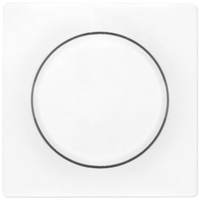 Klein K55 combi dimmer afdekraam wit