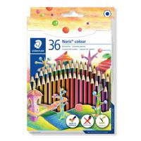 Staedtler Kleurpotlood Noris colour Zeshoek 185 CD36 Diverse kleuren 36 stuk(s) - thumbnail