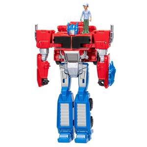 Transformers EarthSpark Spin Changer Optimus Prime en Robby Malto actiefiguur
