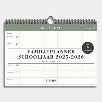 Spiraal Familieplanner 2025 - 2026 6 personen Spiraal Familieplanner 2025 - 2026 6 personen