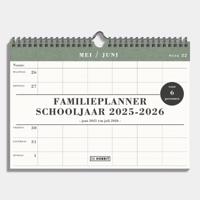 Spiraal Familieplanner 2025 - 2026 6 personen