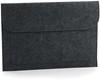 Atlantis BG726 Felt Laptop / Document Slip - Charcoal-Melange - 41,5 x 28 cm