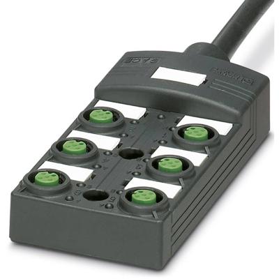 Phoenix Contact SACB-6/ 6-L- 5,0PUR SCO P 1452631 Passieve sensor/actorbox M12-verdeler met kunststof schroefdraad 1 stuk(s)