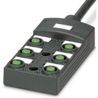 Phoenix Contact SACB-6/ 6-L- 5,0PUR SCO P 1452631 Passieve sensor/actorbox M12-verdeler met kunststof schroefdraad 1 stuk(s)