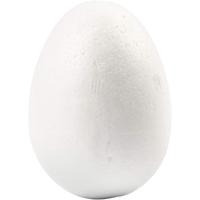 Creativ Company Eieren, h: 6 cm, wit, 50 stuk/ 1 doos