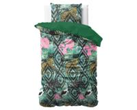 Sleeptime Velvet Botanical forest Groen 140 x 220 cm