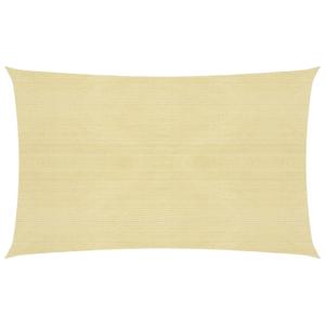 Zonnezeil 160 g/m 2,5x5 m HDPE beige