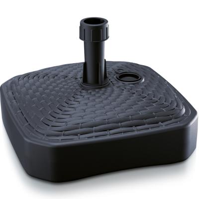 Prosperplast Parasolvoet - vierkant - rotan - antraciet - 12L