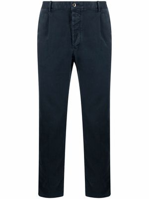 Incotex pantalon chino à coupe slim - Bleu