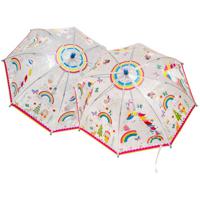 Floss & Rock Paraplu Rainbow - 66 cm x Ø 60 cm - Verandert van kleur