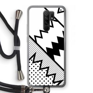 Pop Art #5: Xiaomi Redmi 9 Transparant Hoesje met koord