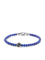 David Yurman bracelet à breloque tête de mort - Bleu