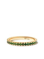 Roxanne First bague eternity en or 14ct serti de grenat