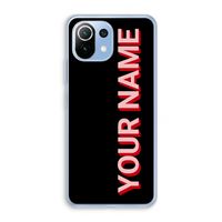 Namecase: Xiaomi Mi 11 Lite Transparant Hoesje