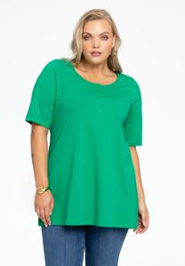 Yoek Tuniek flare fit | Groen | Maat 46/48